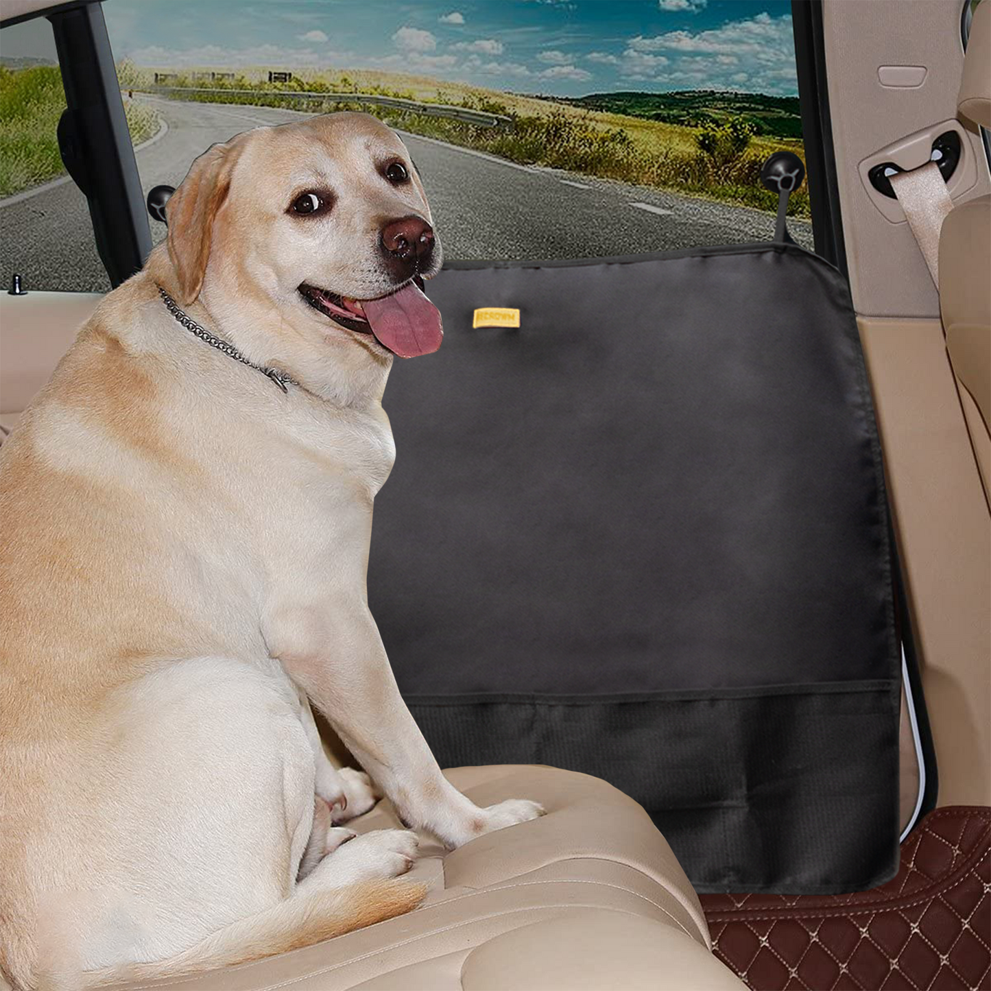 2 Packs Dog Car Door Protector -2025 Upgraded Waterproof Pet Cars Doors Cover Anti Scratch Vehicle Door Protector, Guard for Car Doors Dogs Claws Travel Back Window Nails Scratching Covers